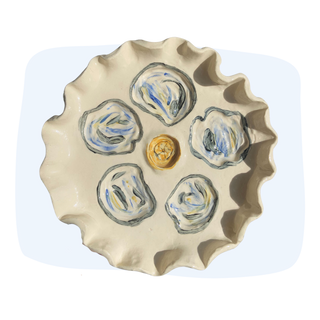 Make Your Own Oyster Platter Pottery Class — 7/10 (Quincy MA)