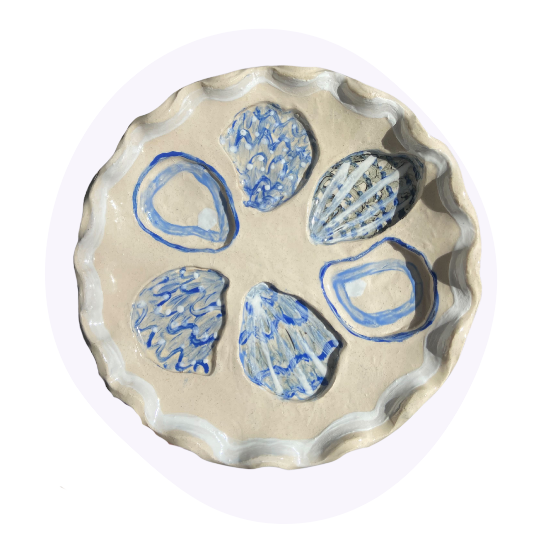 Make Your Own Oyster Platter Pottery Class — 1/23 (Boston MA)