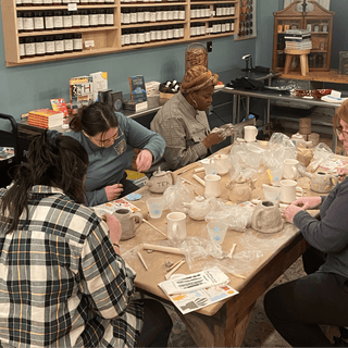 Tea Tasting + Teapot Making Pottery Class — 5/22 (Cambridge MA)