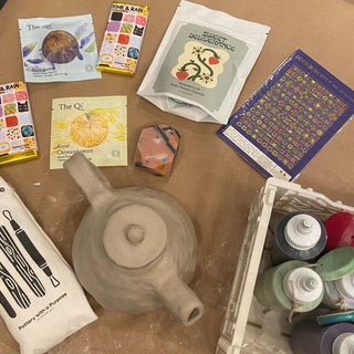 Tea Tasting + Teapot Making Pottery Class — 5/22 (Cambridge MA)