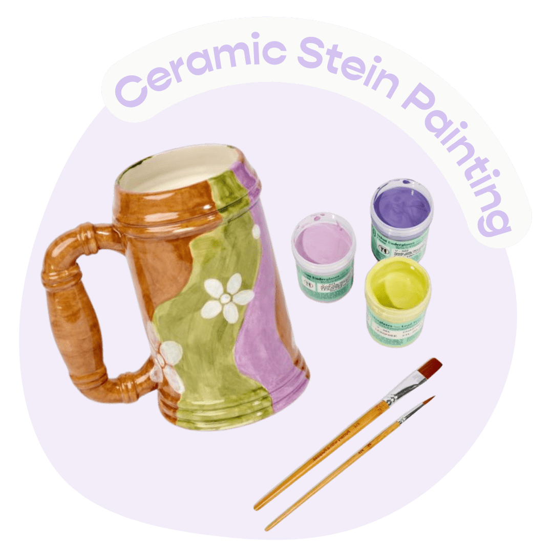Ceramic Stein Painting Class — 11/24 (Boston MA)