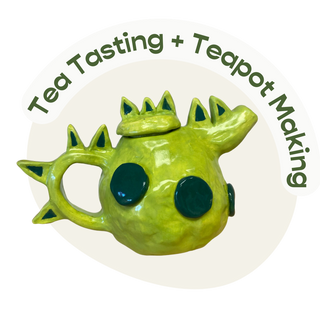 Tea Tasting + Teapot Making Pottery Class — 5/22 (Cambridge MA)