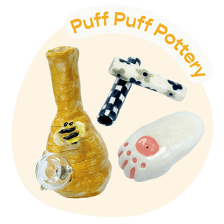 Puff Puff Pottery Class: Make Your Own Ceramic Smokeware — 4/19 (Somerville MA)