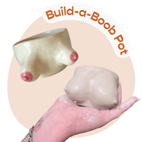 Build-a-Boob Pot Pottery Class on the Patio — 8/30 (Boston MA)