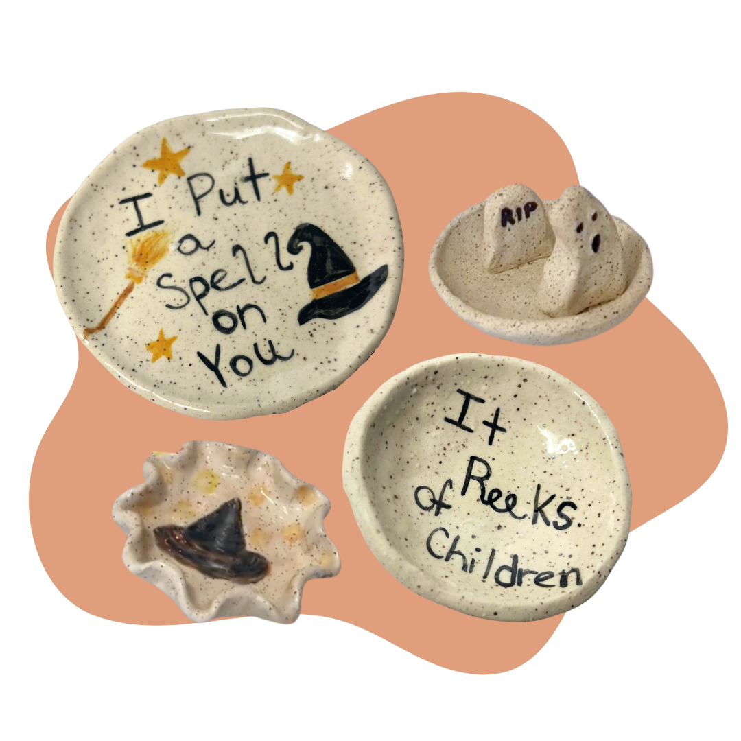 Halloween Edition Pottery Class — 10/24 (Quincy MA)