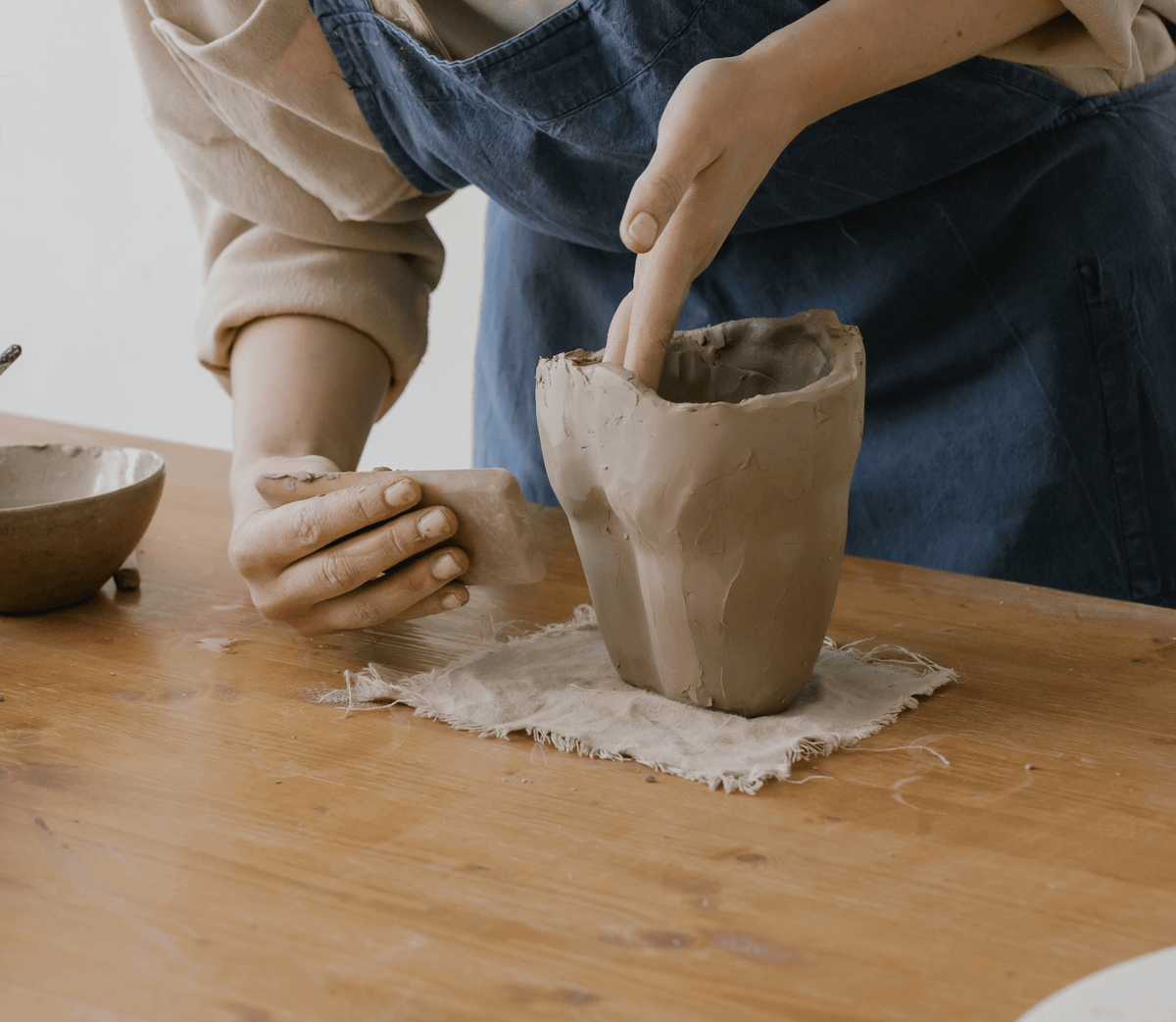Make Your Own Plant Pot or Vase Pottery Class — 9/10 (Boston MA)
