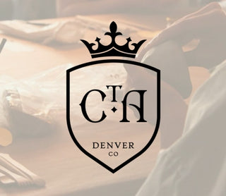 Logo with 'C.T.A Denver Co' on a blurred background