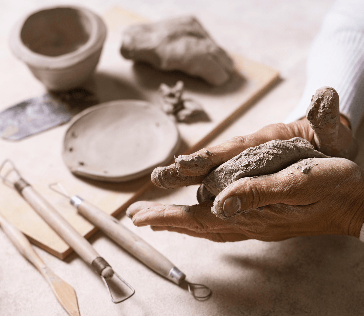 Mug Making Pottery Class  —  2/11 (Cambridge MA)