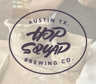 Logo of Austin TX Hop Squad Brewing Co. on a white background