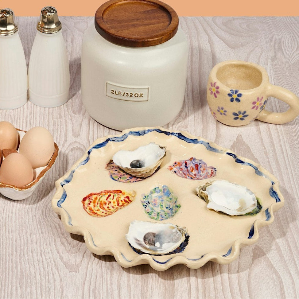 Make Your Own Oyster Platter Pottery Class — 7/10 (Quincy MA)