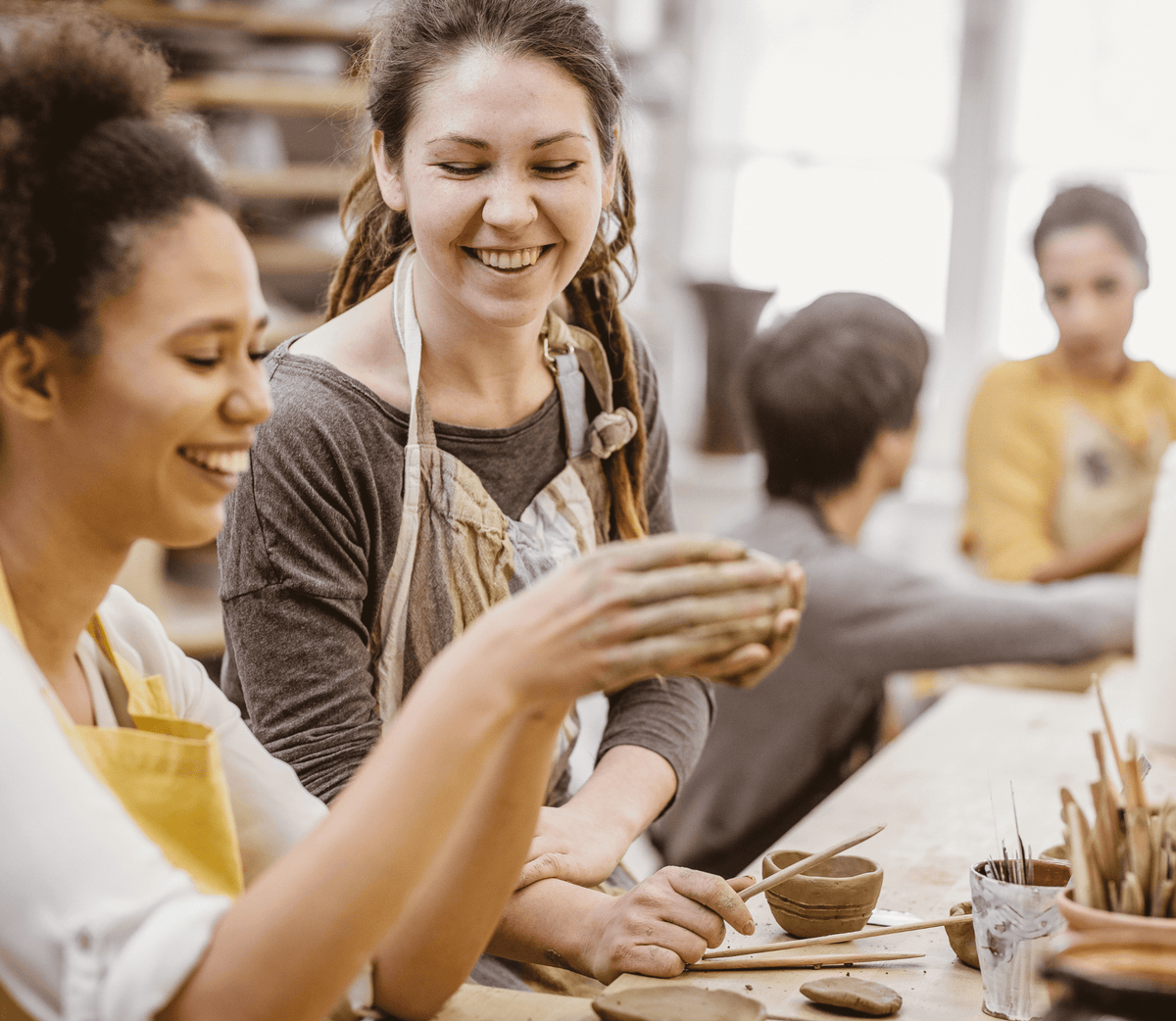 Coffee Tasting + Mug Making Pottery Class  —  6/1 (Boston MA)