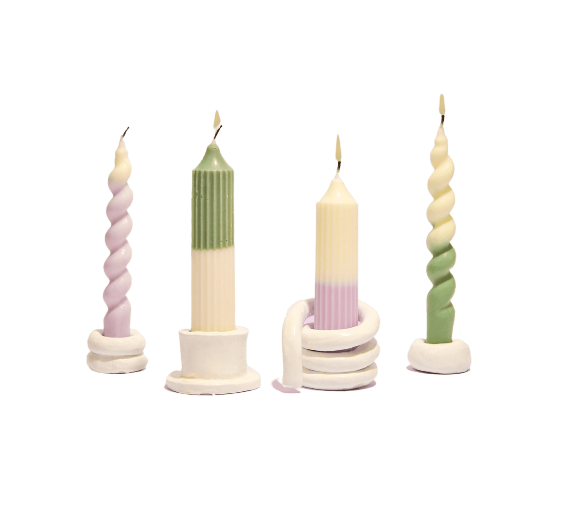 Taper Candle + Clay Kit – Air Dry