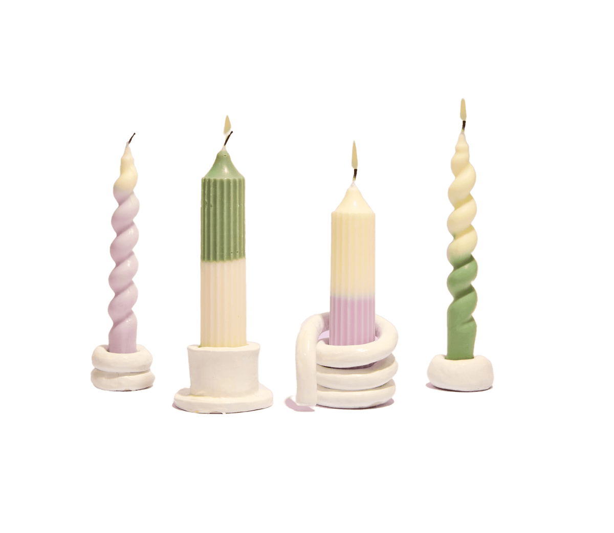 Pillar Candle + Clay Kit – Air Dry