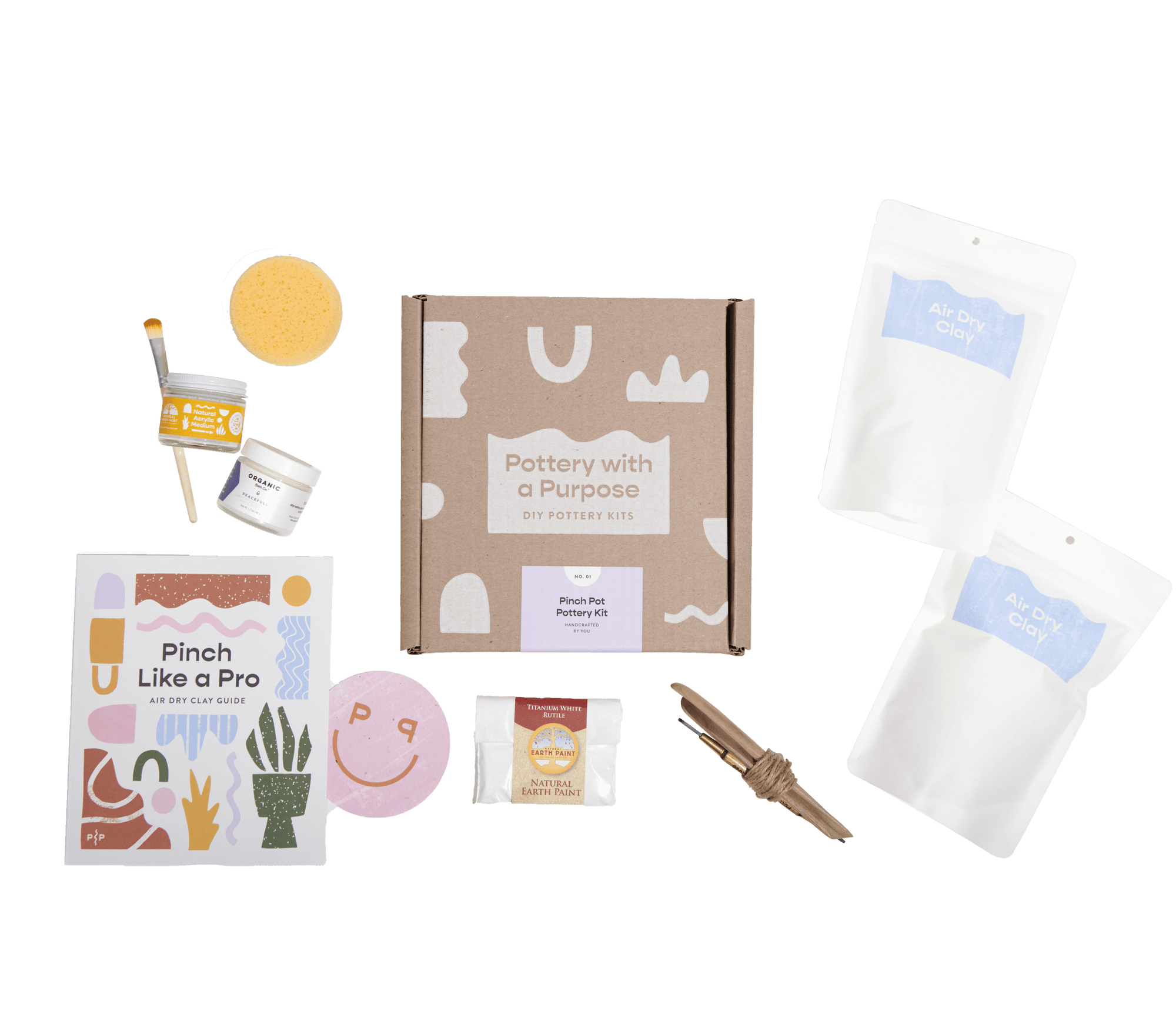 Air Dry Clay Kit (Prepaid Membership) - Pottery with a Purpose